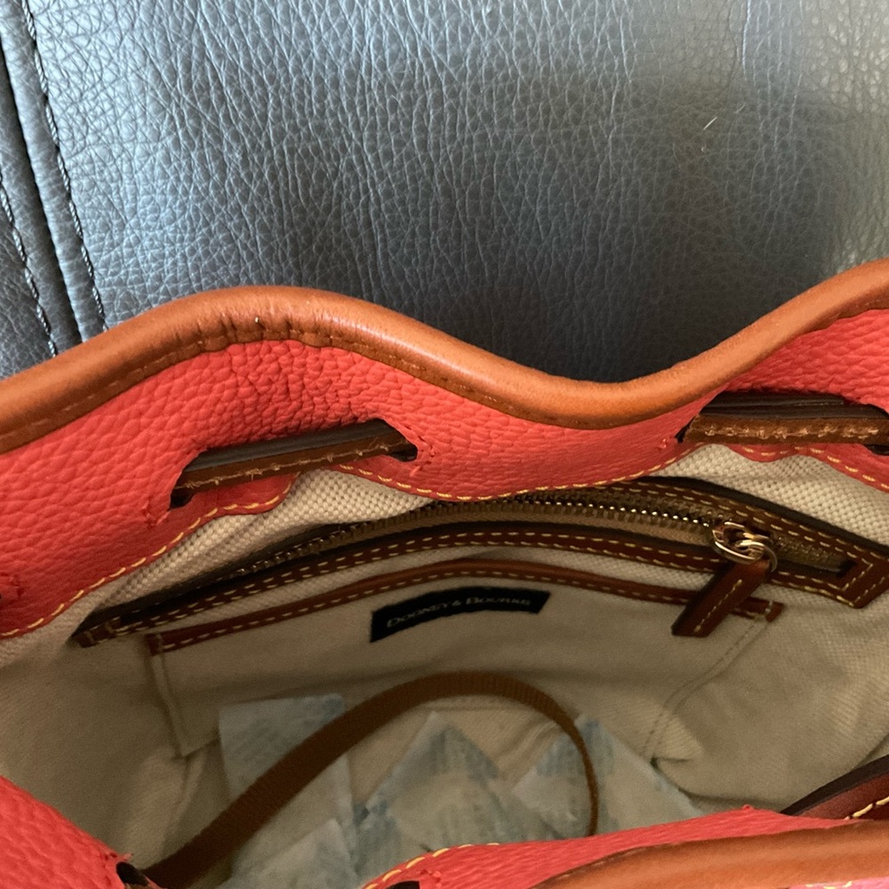 Dooney & Bourke Coral Leather Bucket Bag and Wallet Set - Picture 6 of 11